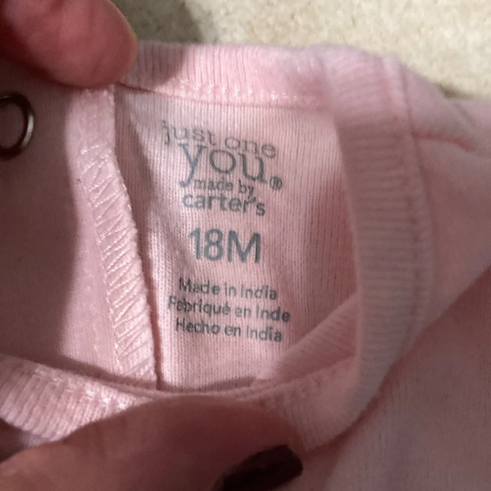 18 months girls onesies pair